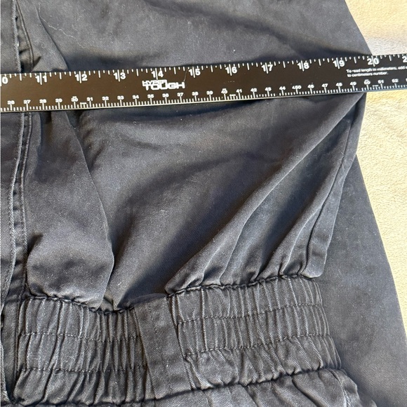 Pistola Rosie Utility Jumpsuit in Fade to Black Denim Y2K Style Size Medium - Picture 6 of 10